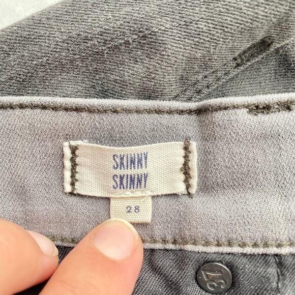 MADEWELL Jeans Skinny Gray Boulder Wash Stretch Ankle Length Mid Rise B0574 28 - Picture 5 of 8